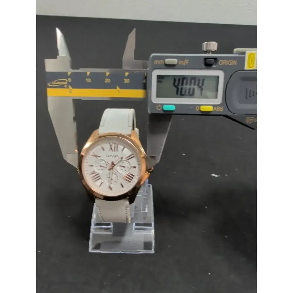 Women's Fossil Cecile AM4486 40mm Dial New Battery Runs Perfect 7.25